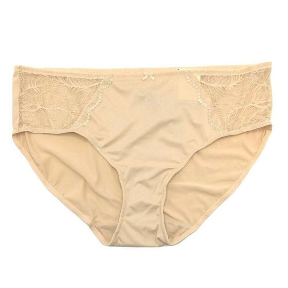 INC International Concepts Womens Lace Inset Hipster Panties Frappe Size 2X NEW - Picture 2 of 9